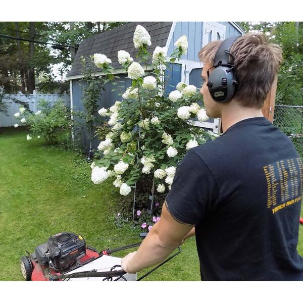 Pro Ears PESILVER Silver 22 Electronic Ear Hearing Protection Amplification Earmuffs Lifestyle Mowing Lawn Maintenance