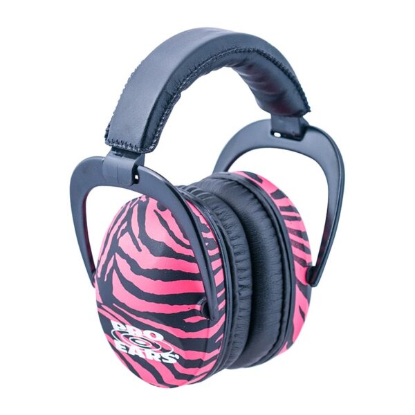 Pro Ears PEUSPZ Ultra Sleek Pink Zebra Main View