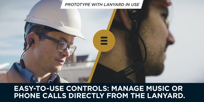 Easy to Use Controls: Manage the music or phone calls directly from the lanyard