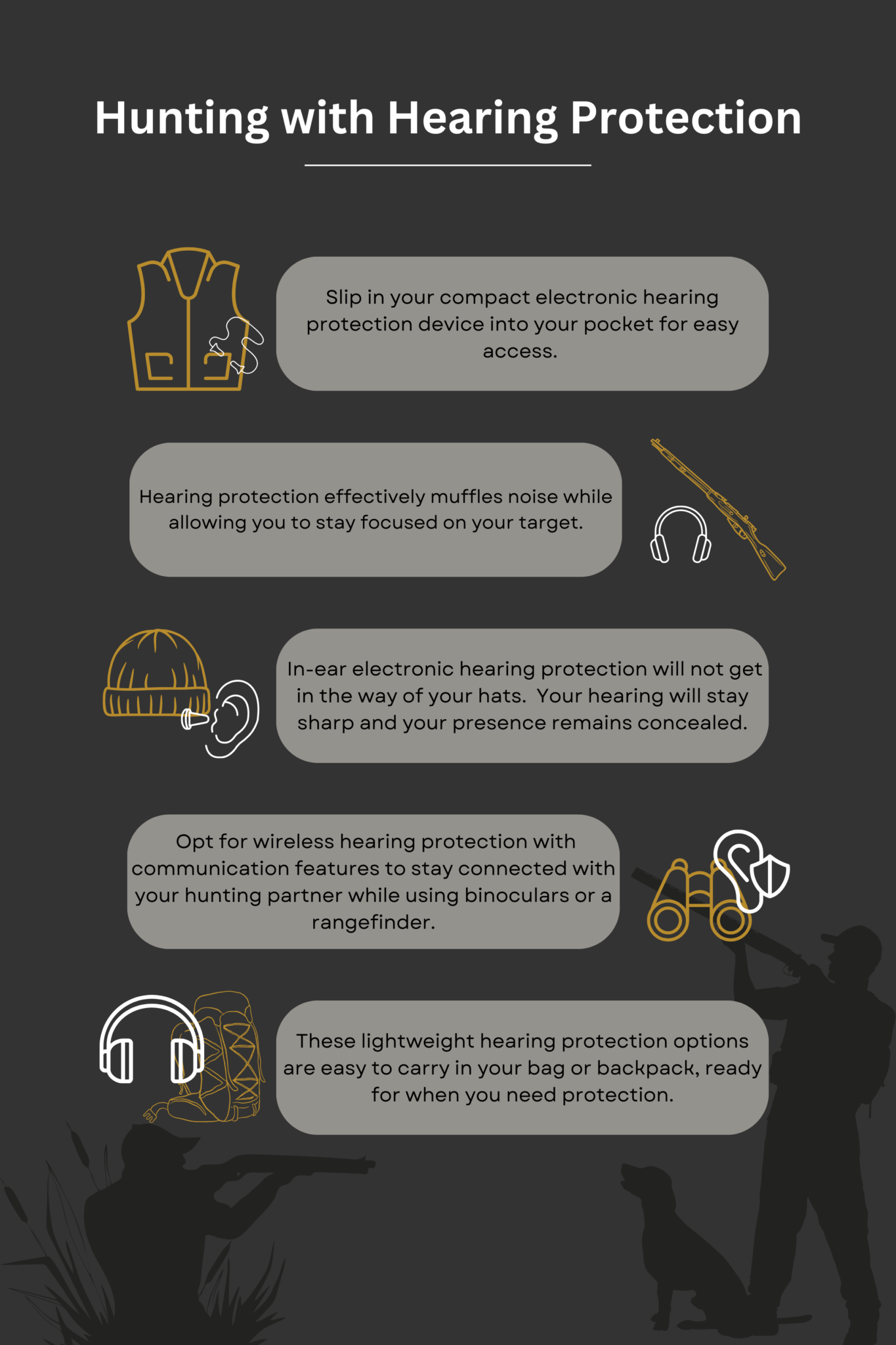 Hunting With Hearing Protection Pro Ears Hearing Protection Made in the USA